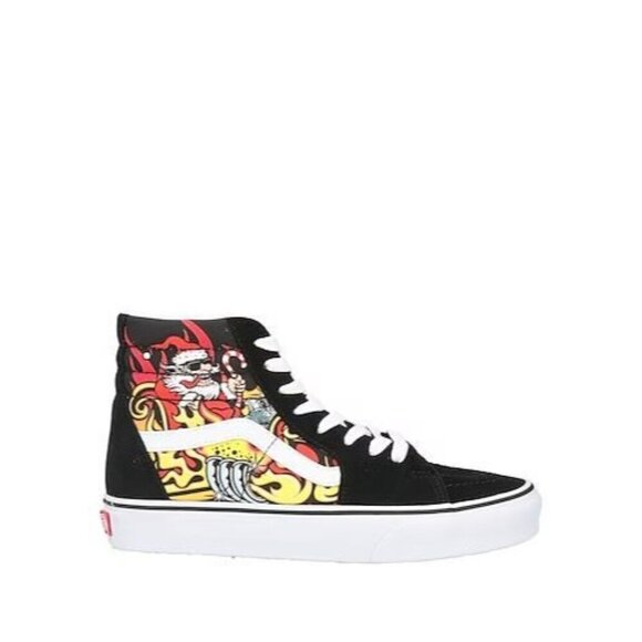 Vans Other - Mens Vans Sk8-Hi Santa Flame Black Skate Shoes Sneakers Size: 11 NIB